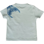手描きTシャツのniko(ニコ) 鯉のぼり柄Tシャツ　キッズサイズ ブルー