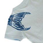 手描きTシャツのniko(ニコ) 鯉のぼり柄Tシャツ　キッズサイズ ブルー