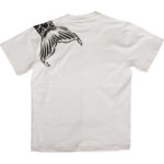 手描きTシャツのniko(ニコ) 鯉のぼり柄Tシャツ　メンズサイズ 　ホワイト　黒鯉