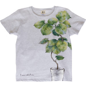 観葉植物 フィカス・ウンベラータ 手描きTシャツを追加しました