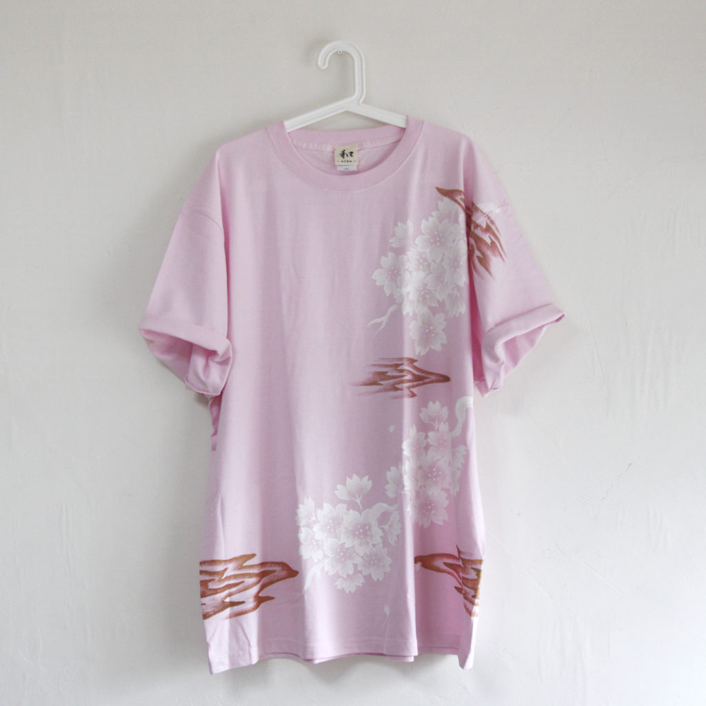 3XLビッグサイズの桜柄Tシャツのオーダー　大きいサイズのTシャツ